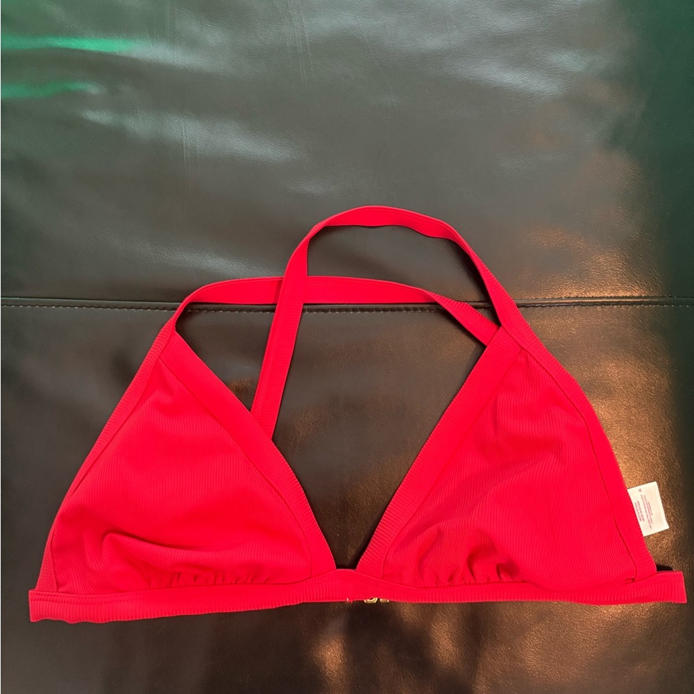 Xhilaration Vibrant Red Bikini Top